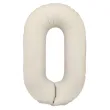 xx balon foliowy cyfra 0 86cm jasny bez