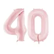 xx balon foliowy cyfra 0 86cm jasny rozowy