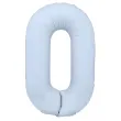 xx balon foliowy cyfra 0 86cm mglisty niebieski