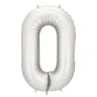 xx balon foliowy cyfra 0 86cm srebrny