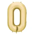 xx balon foliowy cyfra 0 86cm zloty