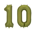 xx balon foliowy cyfra 1 86cm oliwkowy