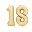 xx balon foliowy cyfra 1 86cm zloty