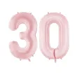 xx balon foliowy cyfra 3 86cm jasny rozowy