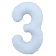 xx balon foliowy cyfra 3 86cm mglisty niebieski