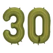 xx balon foliowy cyfra 3 86cm oliwkowy