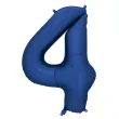 xx balon foliowy cyfra 4 86cm granat