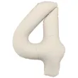 xx balon foliowy cyfra 4 86cm jasny bez
