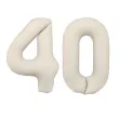 xx balon foliowy cyfra 4 86cm jasny bez