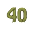 xx balon foliowy cyfra 4 86cm oliwkowy