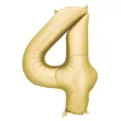 xx balon foliowy cyfra 4 86cm zloty
