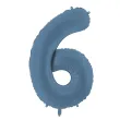 xx balon foliowy cyfra 6 86cm granat