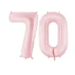 xx balon foliowy cyfra 7 86cm jasny rozowy