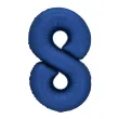 xx balon foliowy cyfra 8 86cm granat