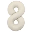 xx balon foliowy cyfra 8 86cm jasny bez