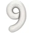 xx balon foliowy cyfra 9 86cm srebrny