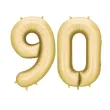 xx balon foliowy cyfra 9 86cm zloty