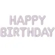 xx balon foliowy happy birthday 340x35cm fiolet