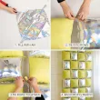 xx balon foliowy kurtyna dwustronna kwadrat rozowo czerwony 35 x 35 cm 1 op 4 szt