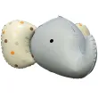 xx balon foliowy slon 3d szary matowy 63x50 cm