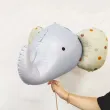 xx balon foliowy slon 3d szary matowy 63x50 cm