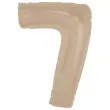 xx balon foliowy smart cyfra 7 matowa latte 92 cm