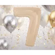 xx balon foliowy smart cyfra 7 matowa latte 92 cm