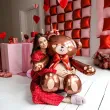 xx balon foliowy stojacy mis 59x88cm mix