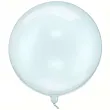 xx balon kula 40cm transparentny niebieski