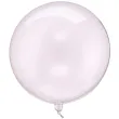 xx balon kula 40cm transparentny roz