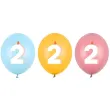 xx balony 30 cm 2 mix 1 op 50 szt