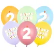 xx balony 30 cm 2 mix 1 op 6 szt