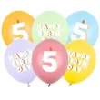 xx balony 30 cm 5 mix 1 op 6 szt