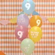 xx balony 30 cm 9 mix 1 op 6 szt