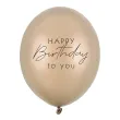 xx balony 30 cm happy birthday metallic cold gold 1 op 6 szt