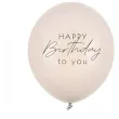 xx balony 30 cm happy birthday mix bezowy 1 op 50 szt