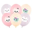 xx balony 30 cm koci domek gabi mix 1 op 6 szt
