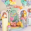 xx balony 30 cm koci domek gabi mix 1 op 6 szt