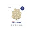 xx balony strong 27 cm metallic cold gold 1 op 10 szt