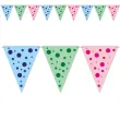 xx baner flagi kropki kolorowe x9