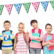 xx baner flagi kropki kolorowe x9