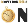 xx baner szampanski nowy rok 2026 zl czarny