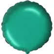 xx bfk balon foliowy 18 fx okragly satynowy zielony niepakowany