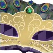 xx bfk balon foliowy helowy mardi gras mask