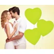 xx bfk balon foliowy serce fluor zolty 18