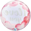 xx bfk balon takara bubble balloon i love you paper hearts 22