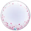 xx bfk balon takara deco pink confetti dots 24