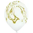 xx bl balony d11 marble 1c5s 6 szt