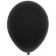 xx bl balony decomex 11 pastel black 100 szt