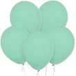 xx bl balony decomex 11 pastel green tea 100 szt